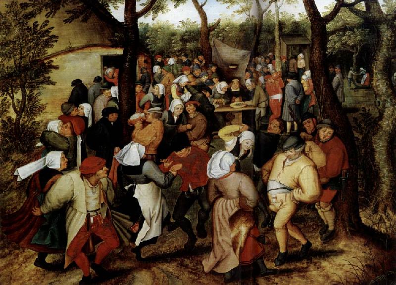 Pieter Bruegel Rustic Wedding Sweden oil painting art
